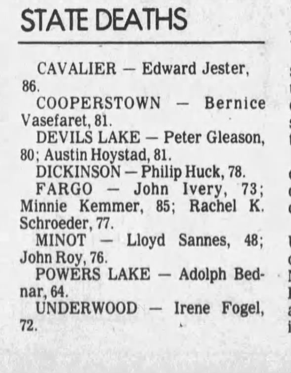 Lloyd Sannes death notice